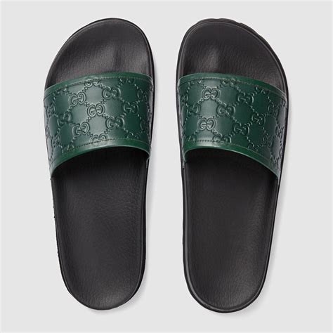 mens gucci sandals|gucci men's slip on sandal.